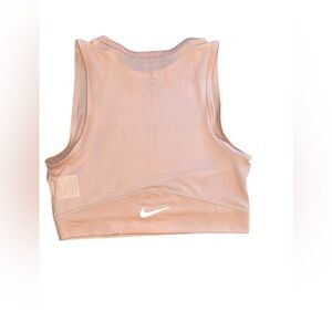 Nike Peach Mesh Cropped Tank – Size Medium
